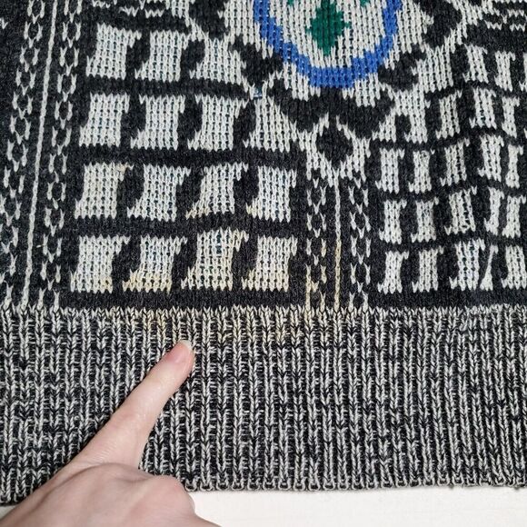 Vintage Voyager Sweater Size L Science Trekkie Hipster Mens - Picture 7 of 11